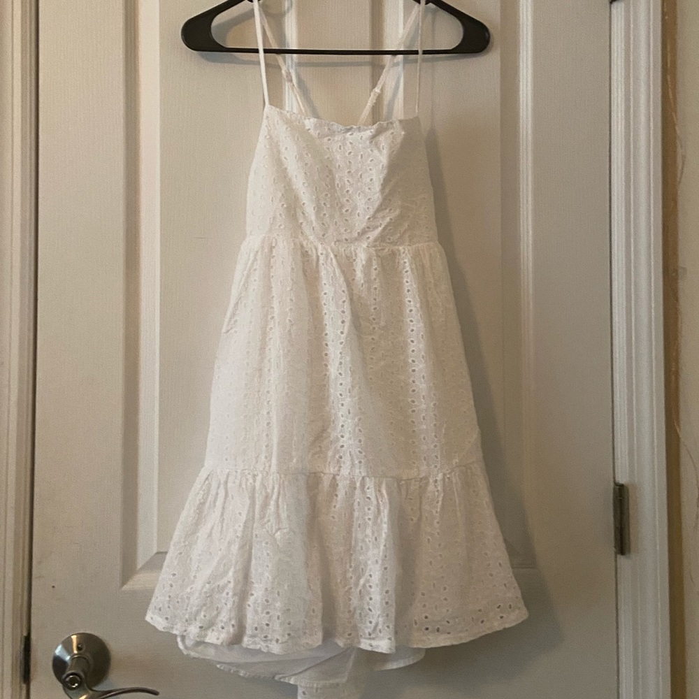 Layered White Cami Dress